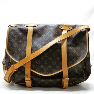 Louis Vuitton Saumur 43 Brown Monogram Shoulder Bag mon895-101525